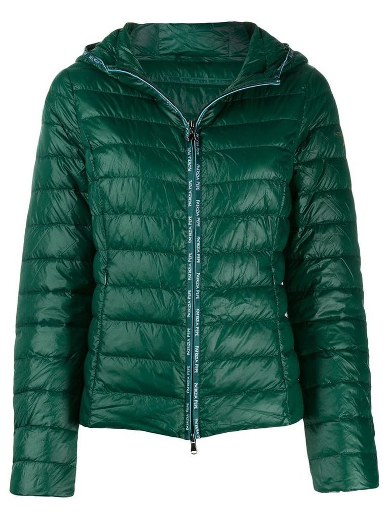 Patrizia Pepe hooded puffer jacket - Green