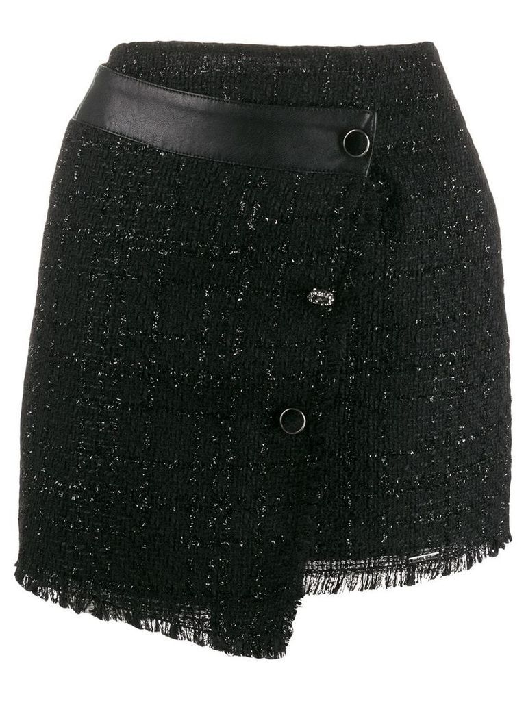 LIU JO tweed mini skirt - Black