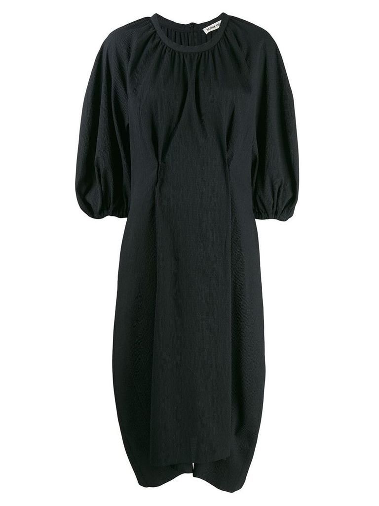 Henrik Vibskov Exhale textured oversized dress - Black