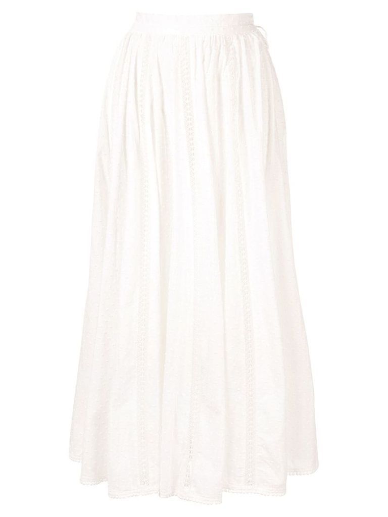 Zimmermann broderie anglaise skirt - White