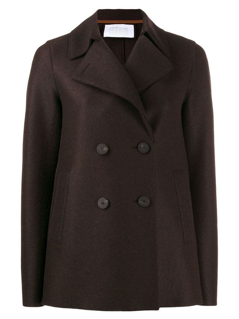 Harris Wharf London double-breasted coat - Brown