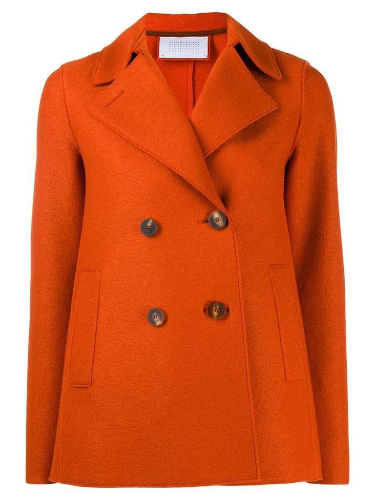 Harris Wharf London double-breasted coat - Orange