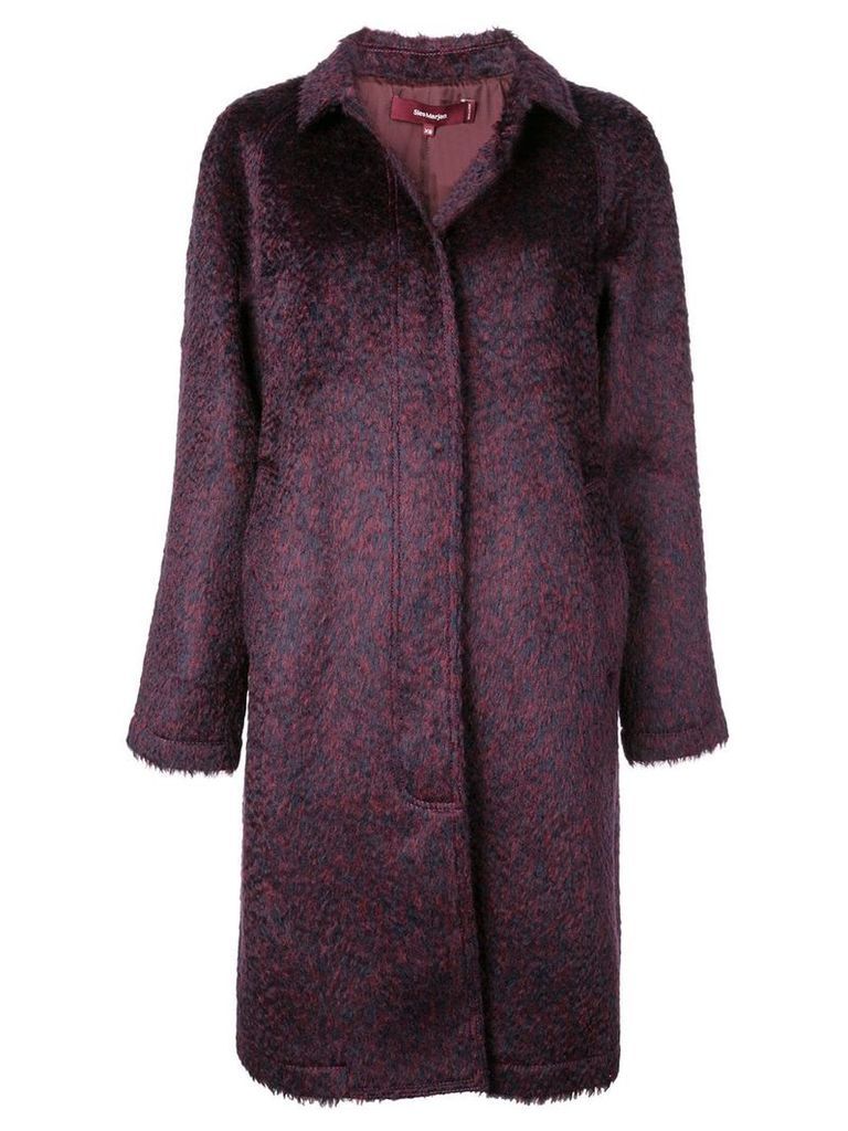 Sies Marjan patterned short coat - PURPLE