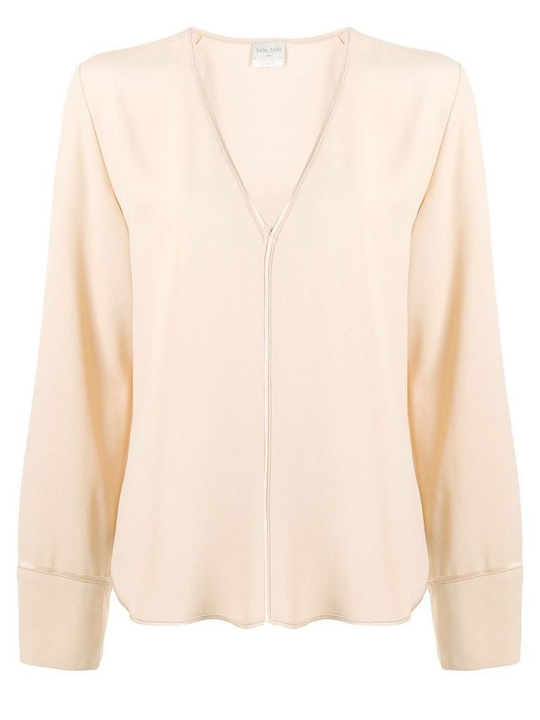 Forte Forte loose fit shirt - NEUTRALS