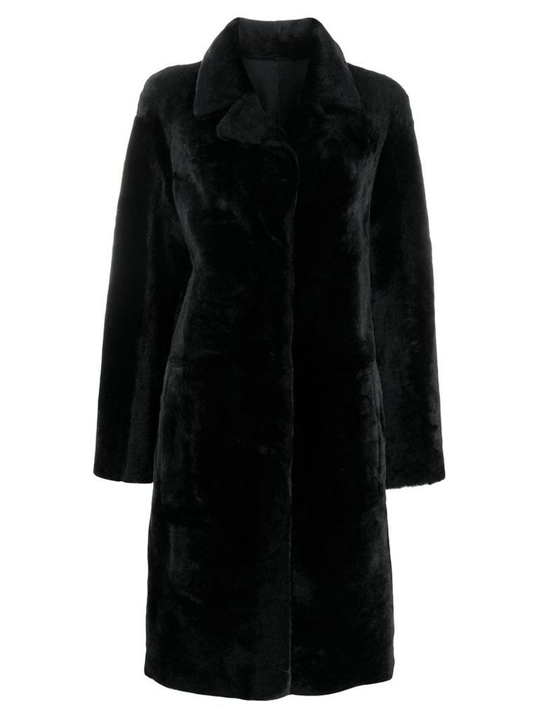 Drome classic collar coat - Black