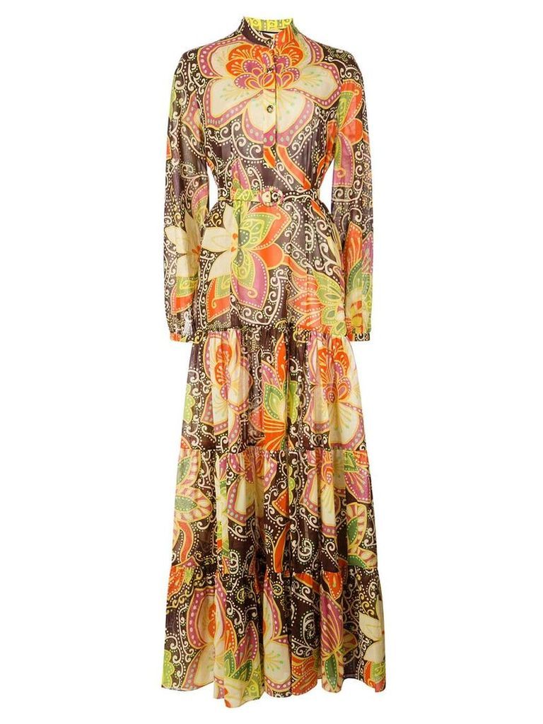 Gucci floral print maxi dress - Multicolour
