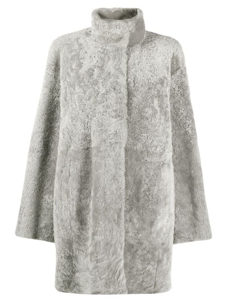 Drome lamb fur coat - Grey