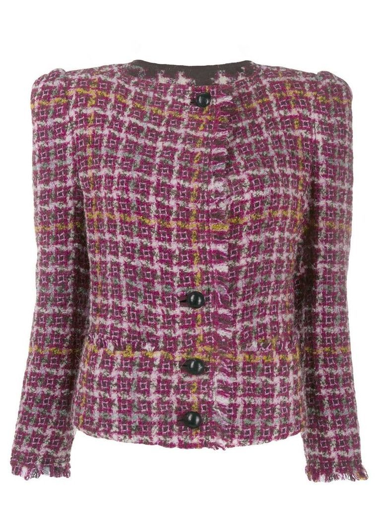 Isabel Marant Corta Tweed blazer - PINK