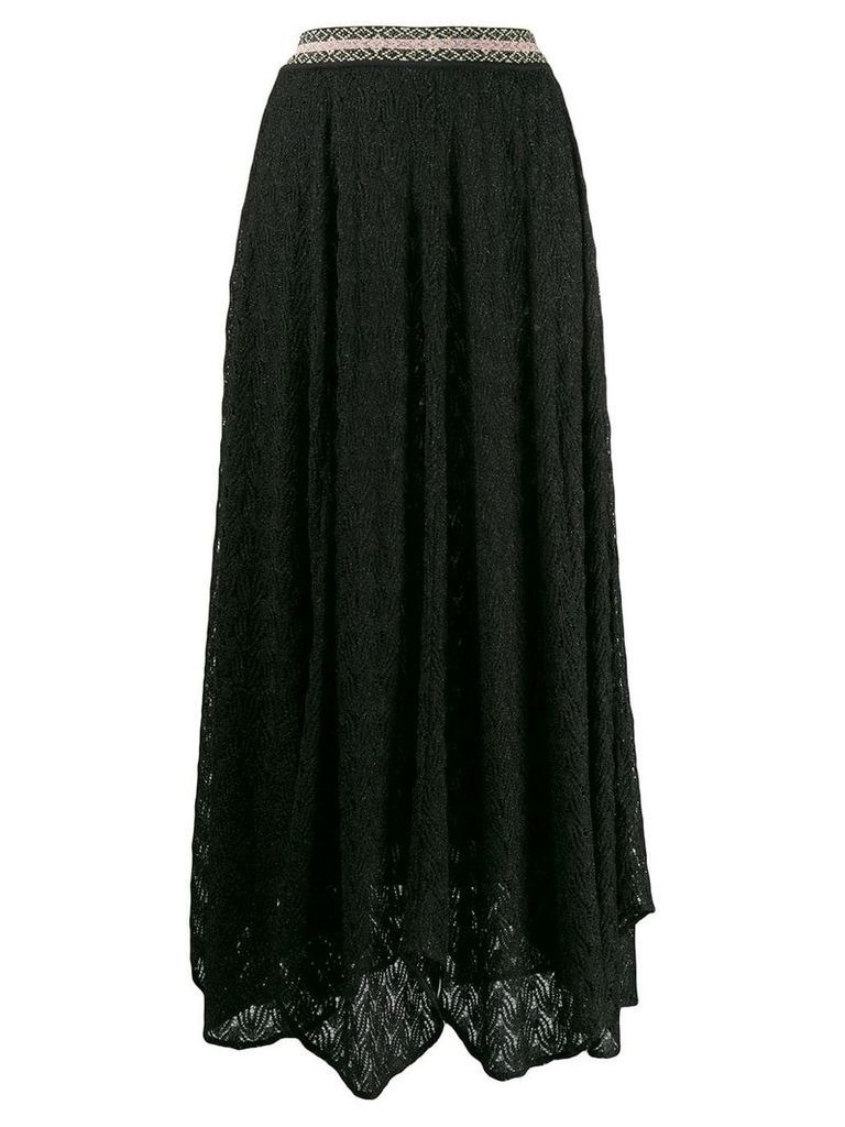 Missoni fine knit skirt - Black