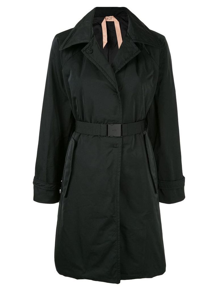 Nº21 belted trench coat - Black