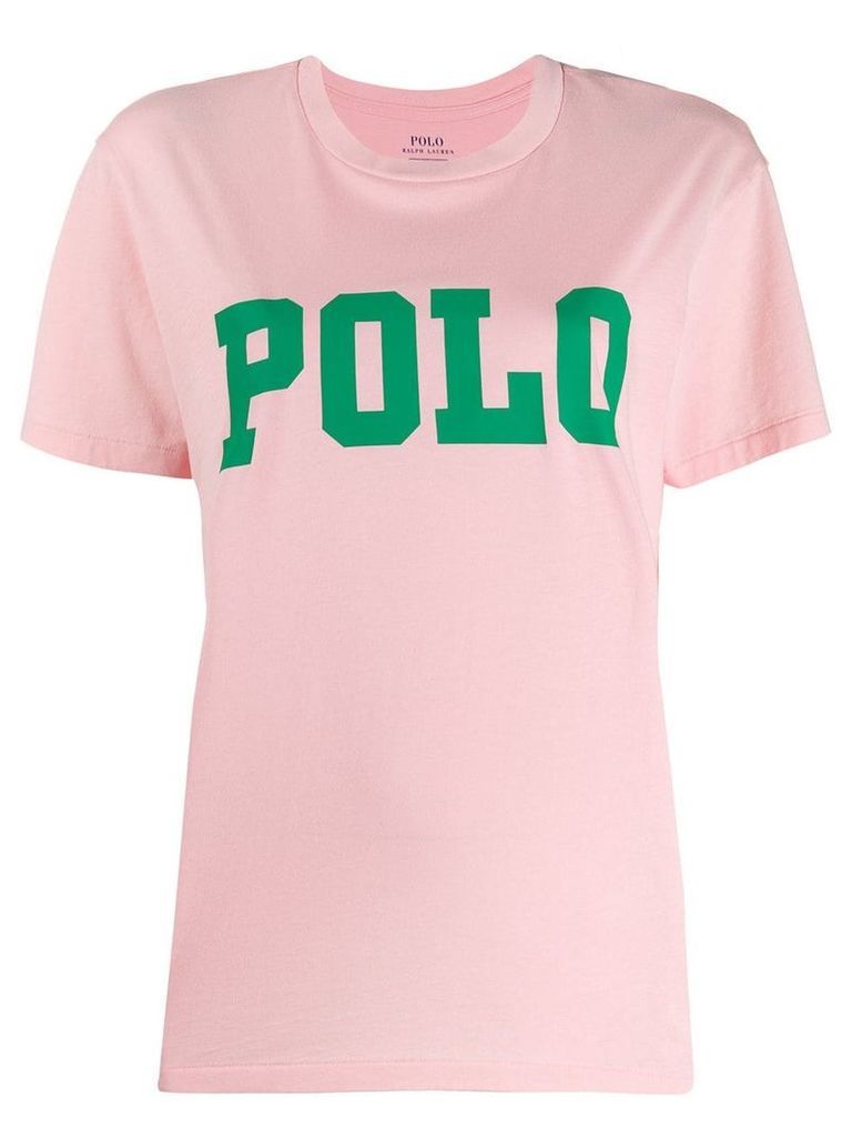 Polo Ralph Lauren logo printed T-shirt - PINK