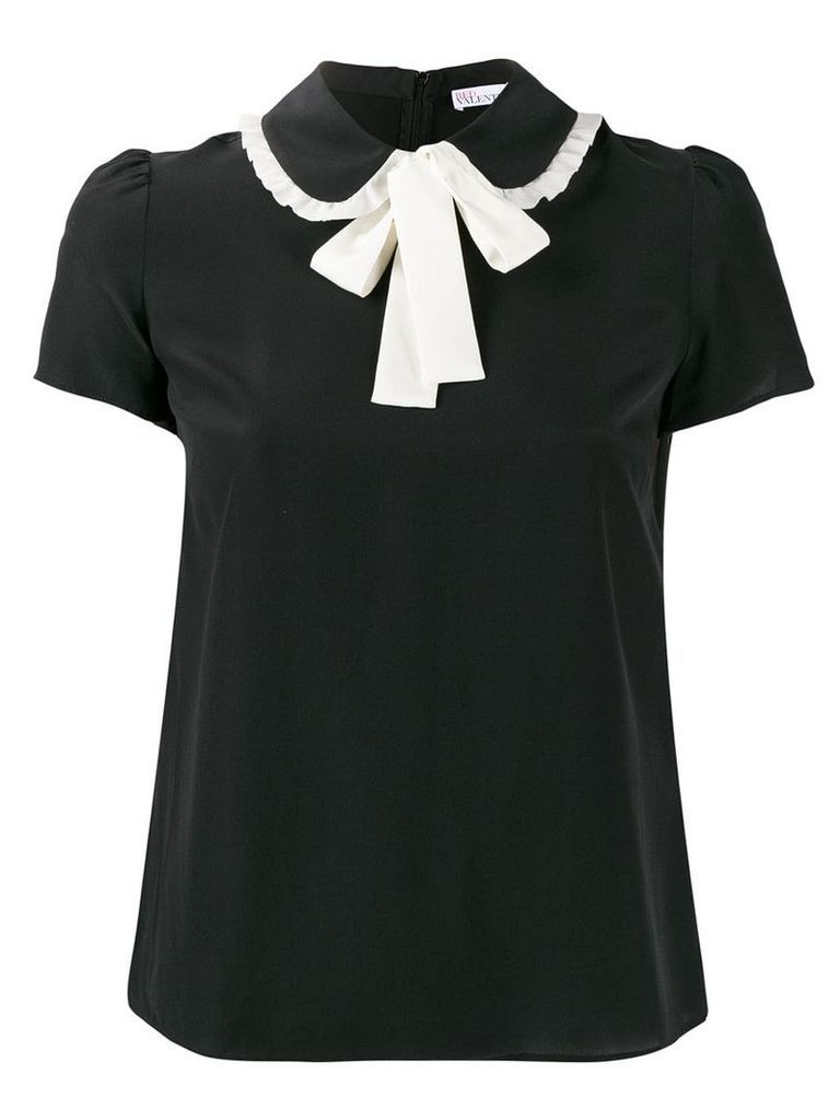 RedValentino bow tie T-shirt - Black