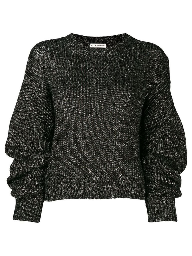 Ulla Johnson metallic knitted jumper - Black
