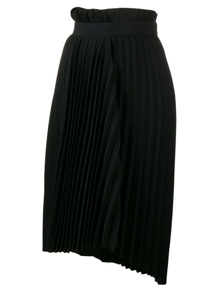 Balenciaga Fancy pleated asymmetric skirt - Black