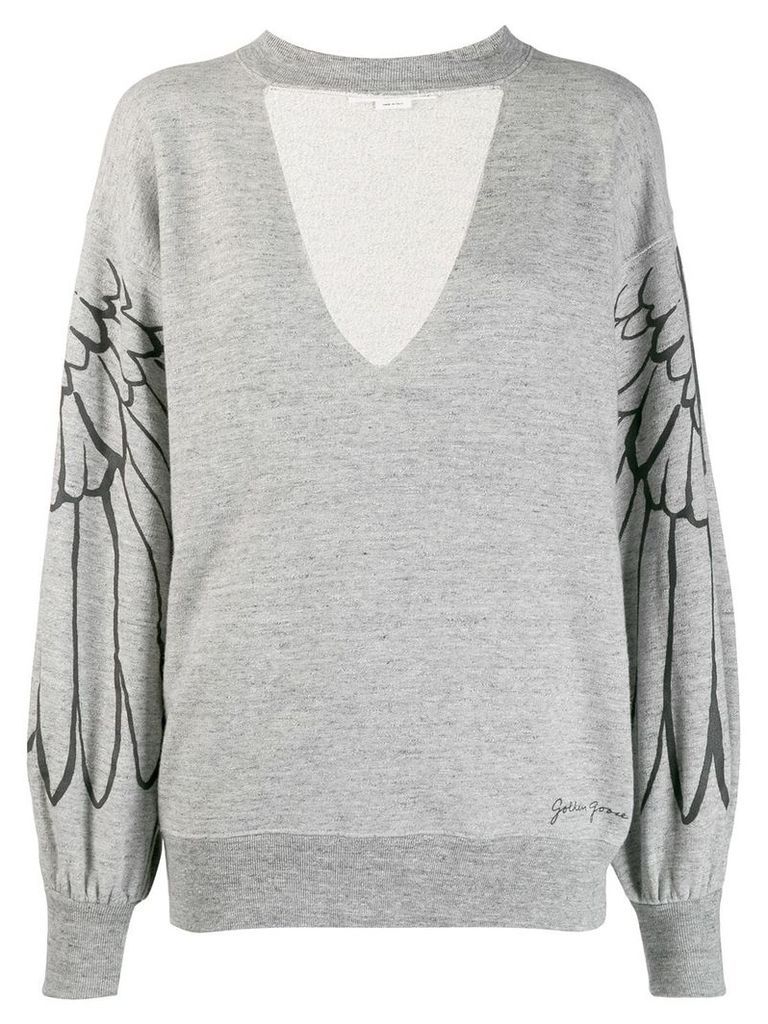 Golden Goose wings sweatshirt - Grey