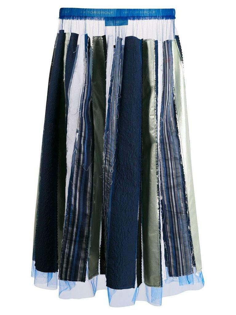 Viktor & Rolf pleated skirt - Blue