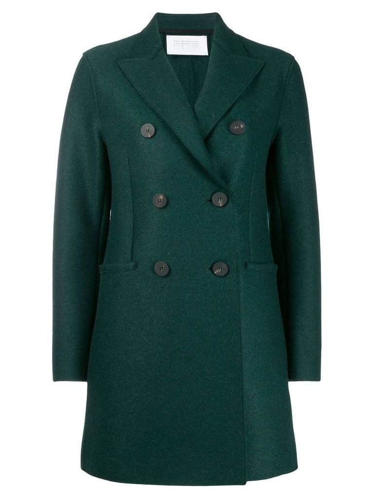 Harris Wharf London double-breasted coat - Green