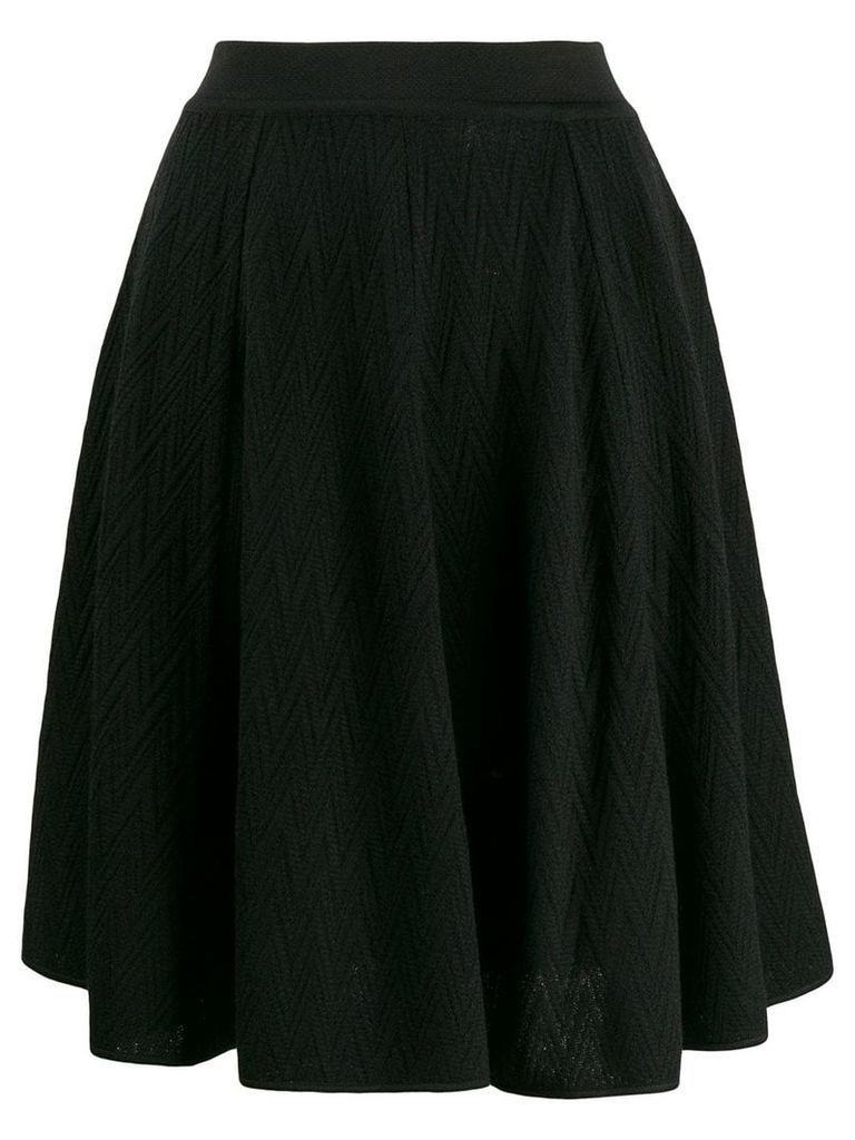 Missoni zigzag textured skirt - Black