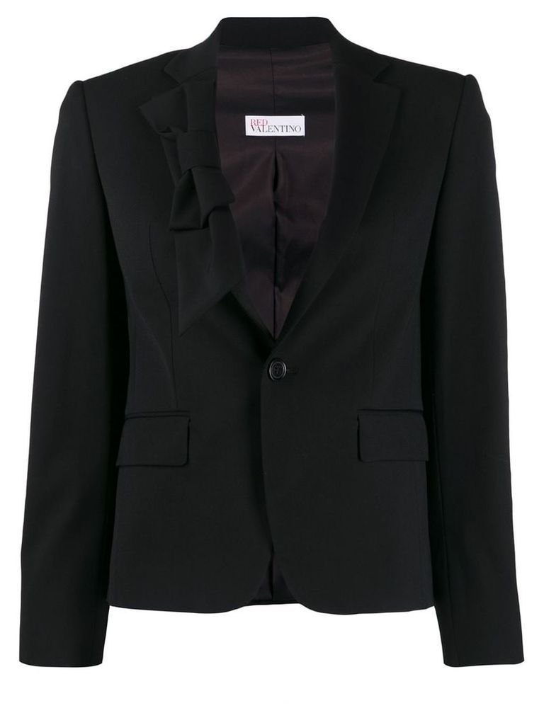 RedValentino bow detail blazer - Black