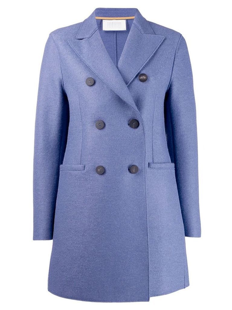 Harris Wharf London double breasted coat - Blue