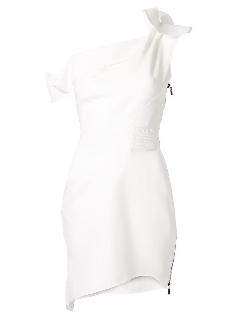 Maticevski Potion one-shoulder dress - White