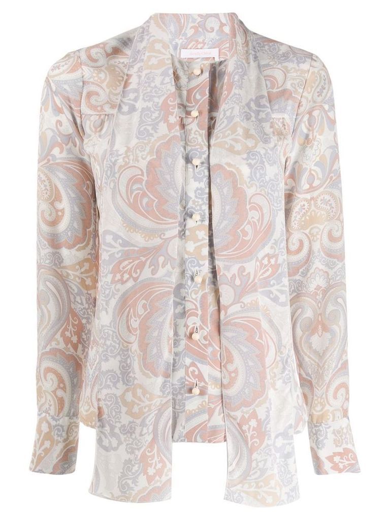 See By Chloé paisley print blouse - PINK