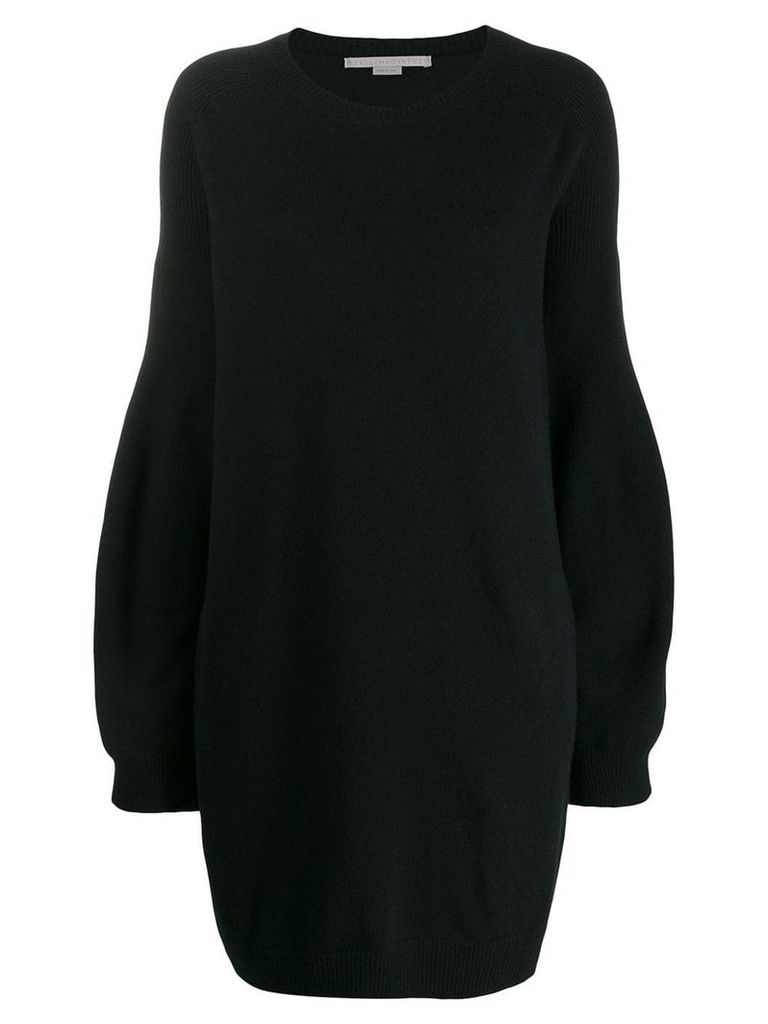Stella McCartney knitted sweater dress - Black