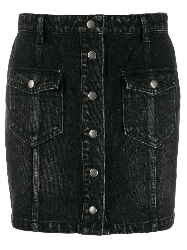 Saint Laurent denim mini skirt - Black