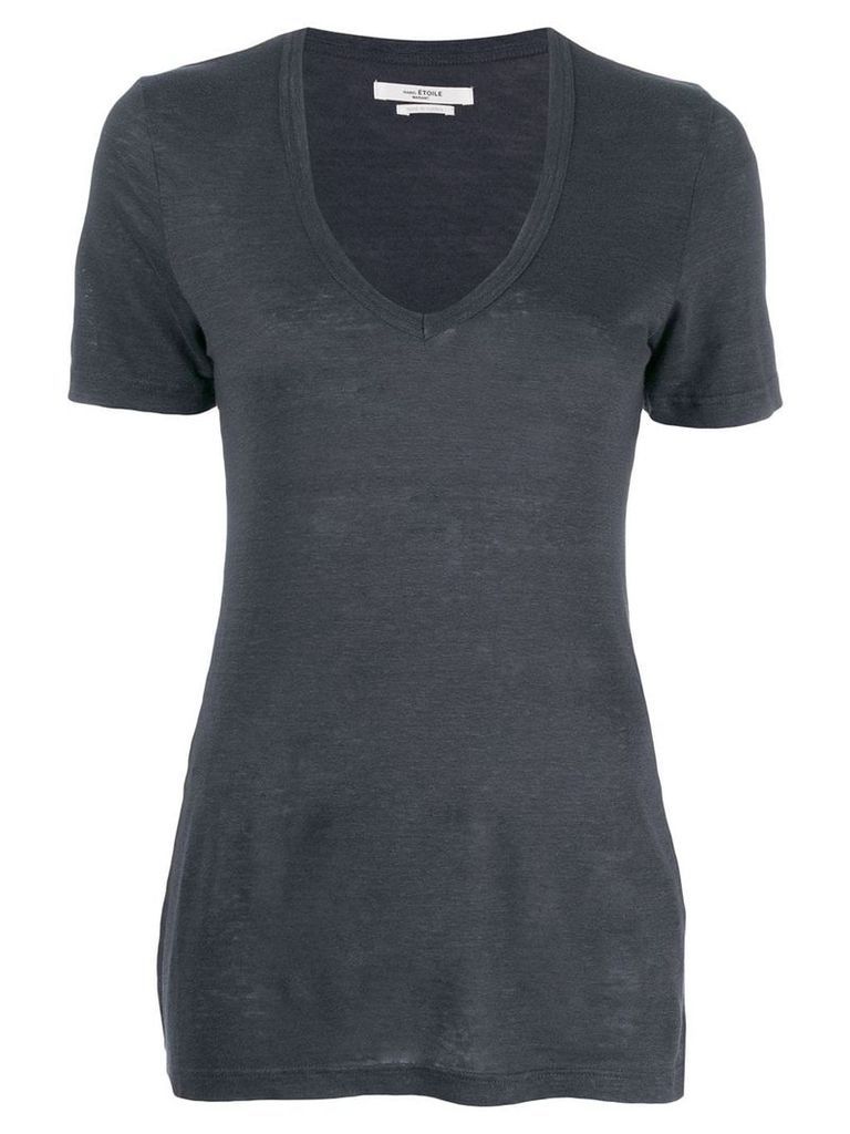 Isabel Marant Étoile scoop neck T-shirt - Grey