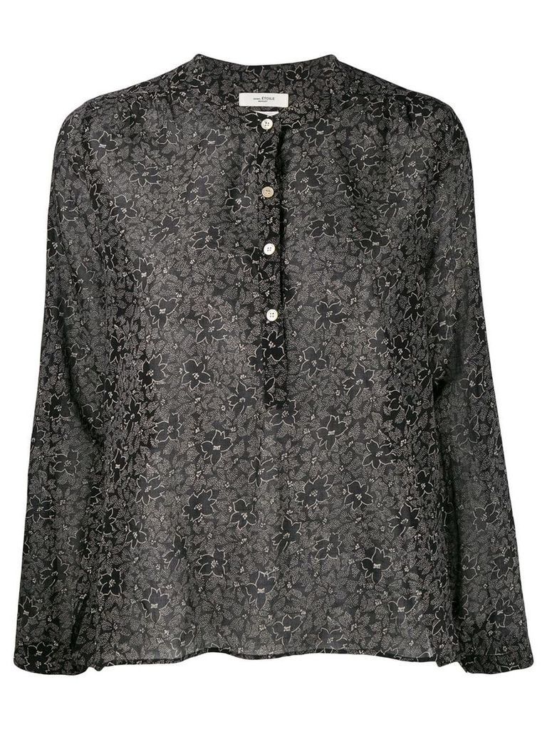 Isabel Marant Étoile relaxed floral shirt - Black