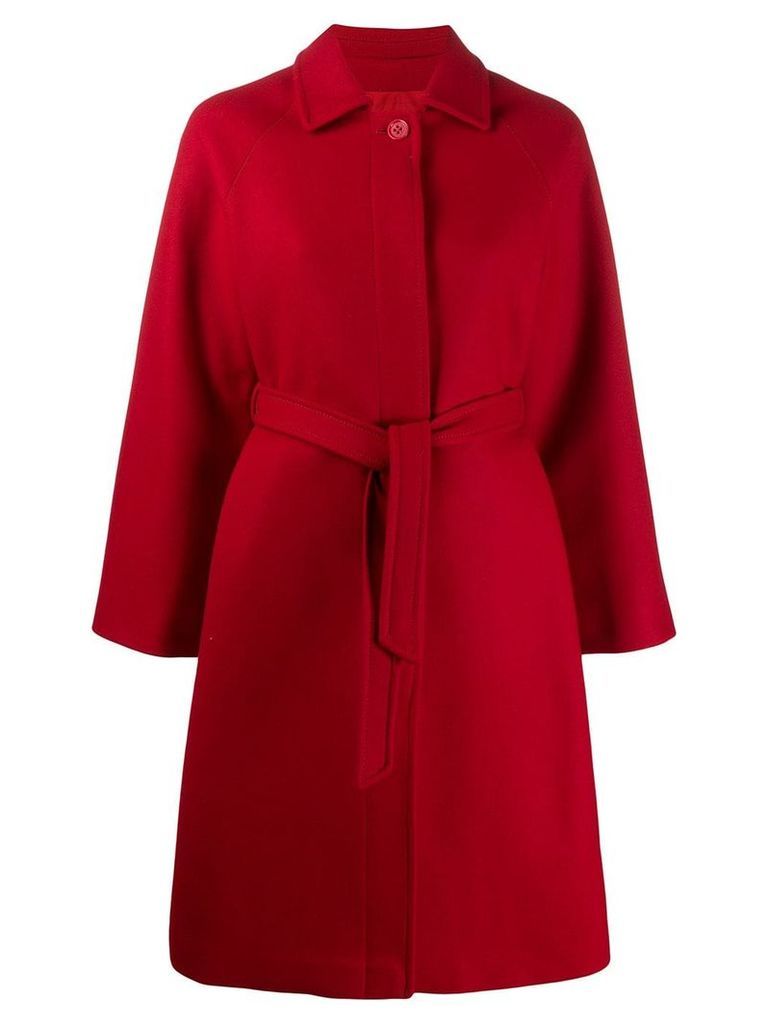 Red Valentino belted coat