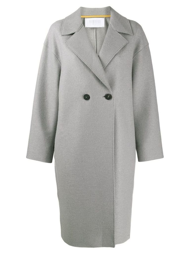 Harris Wharf London double-breasted coat - Grey
