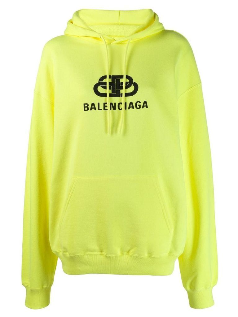 Balenciaga Back pulled hoodie - Yellow
