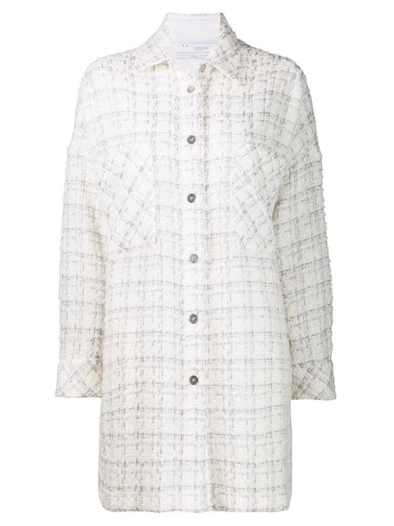 IRO Mainte tweed coat - White