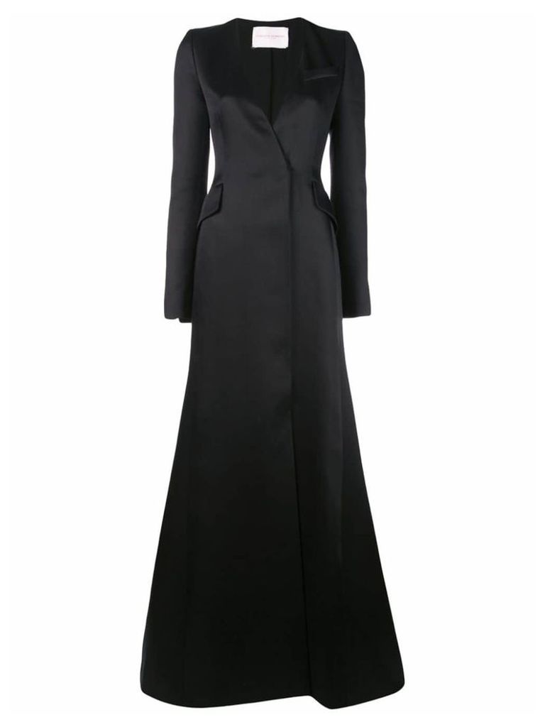Carolina Herrera tuxedo-style gown - Black