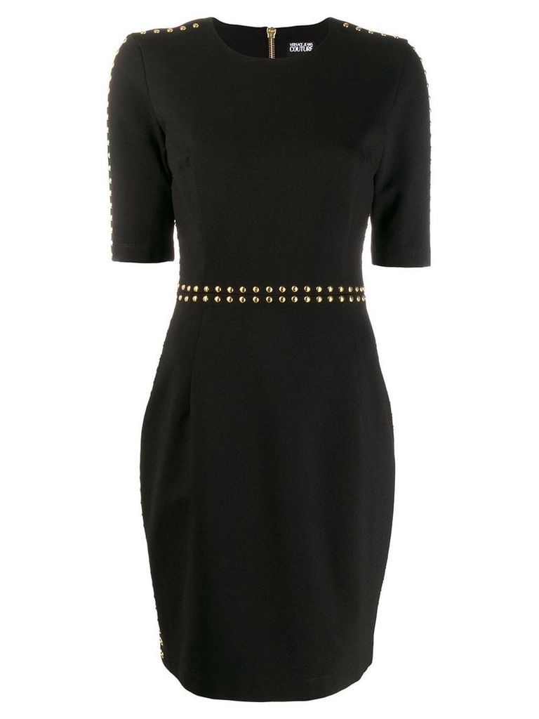 Versace Jeans Couture stud-embellished mini dress - Black