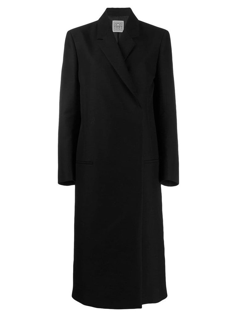 Totême double breasted coat - Black