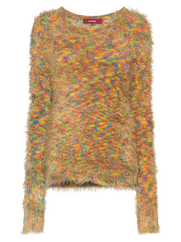 Sies Marjan Ange shaggy-knit jumper - Multicolour