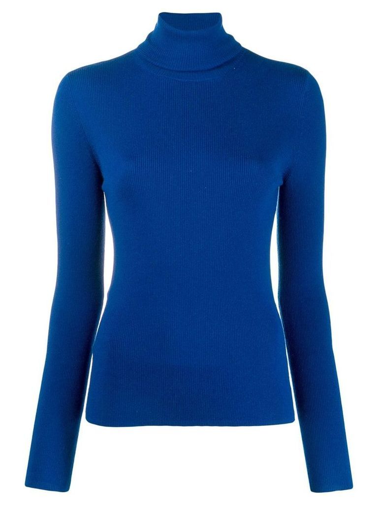 McQ Alexander McQueen roll-neck fitted sweater - Blue