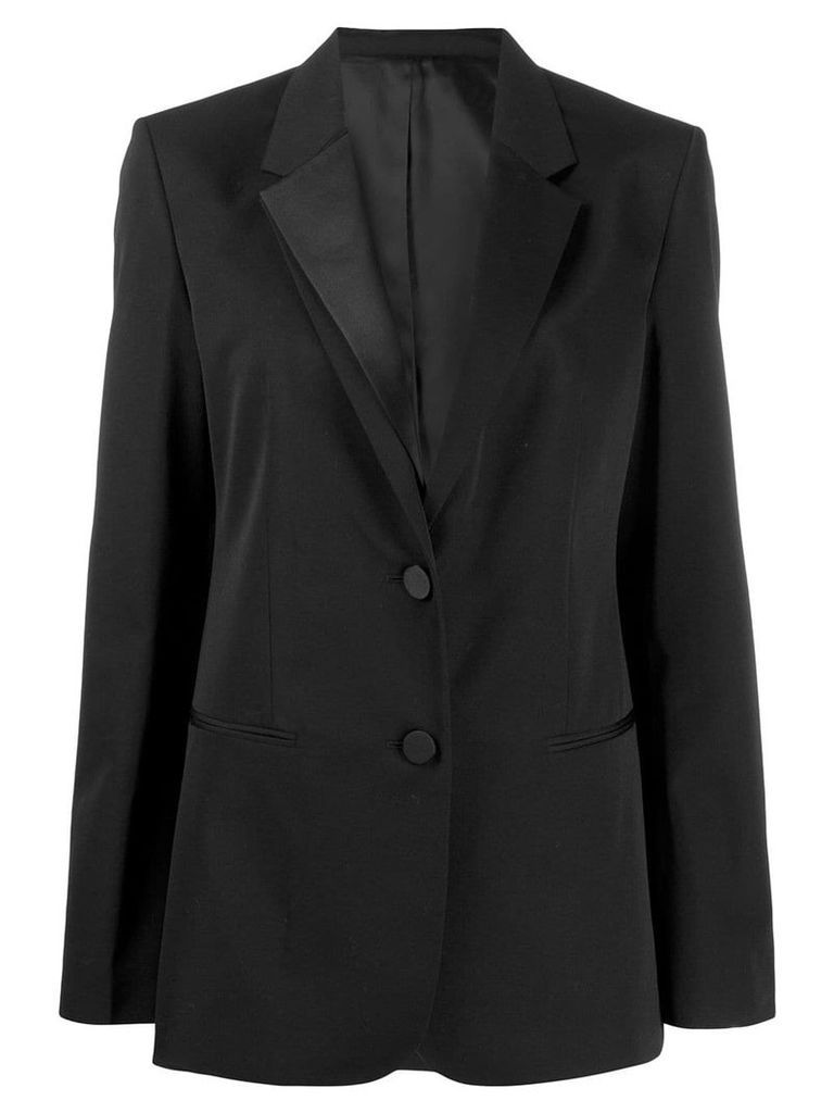 Helmut Lang single-breasted fitted blazer - Black