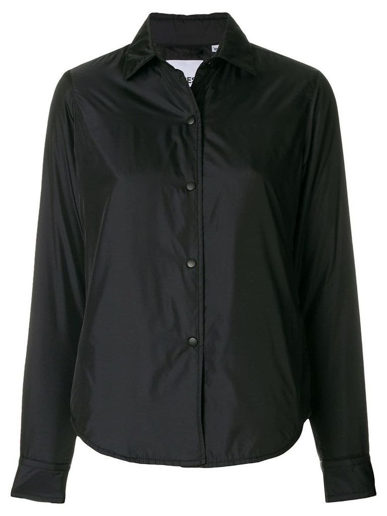 Aspesi basic shirt jacket - Black