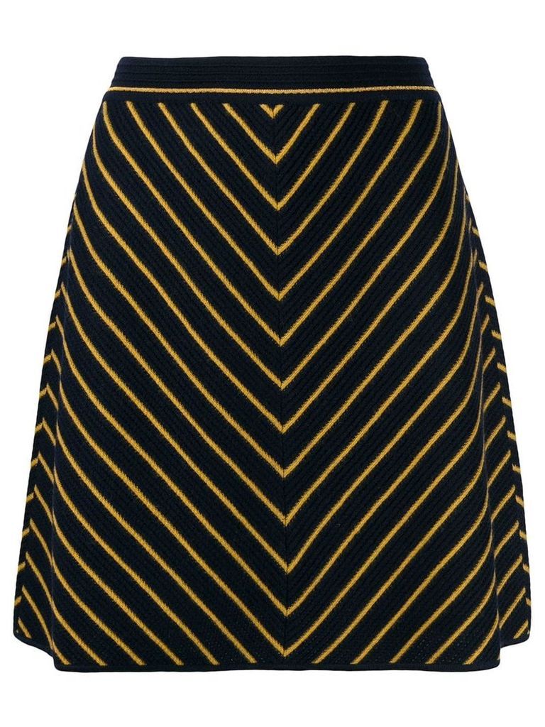 Missoni striped knit skirt - Blue