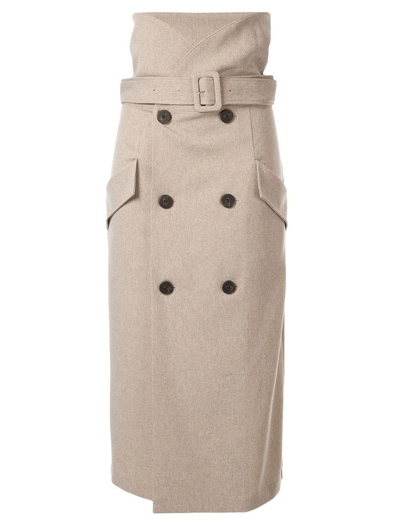 CAMILLA AND MARC Dawn trench skirt - Grey