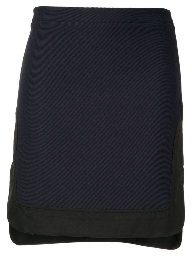 Nº21 high-waist fitted skirt - Blue