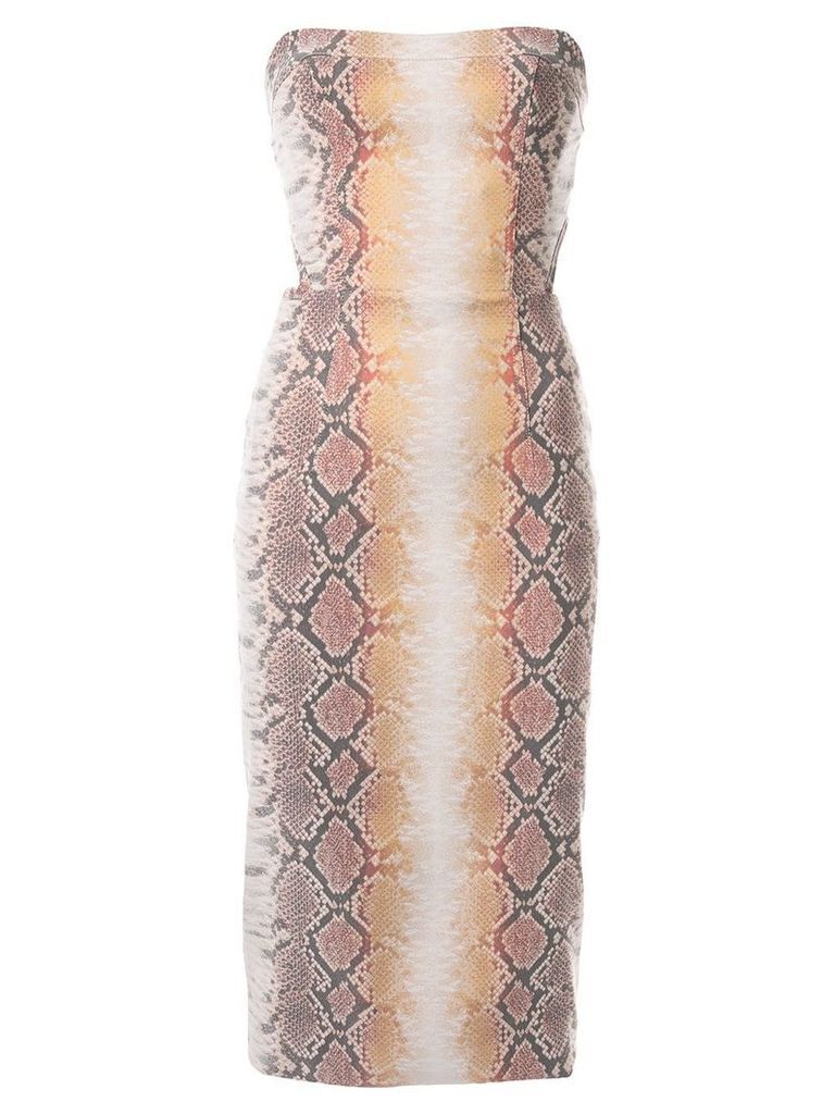 Manning Cartell snakeskin-effect dress - Multicolour