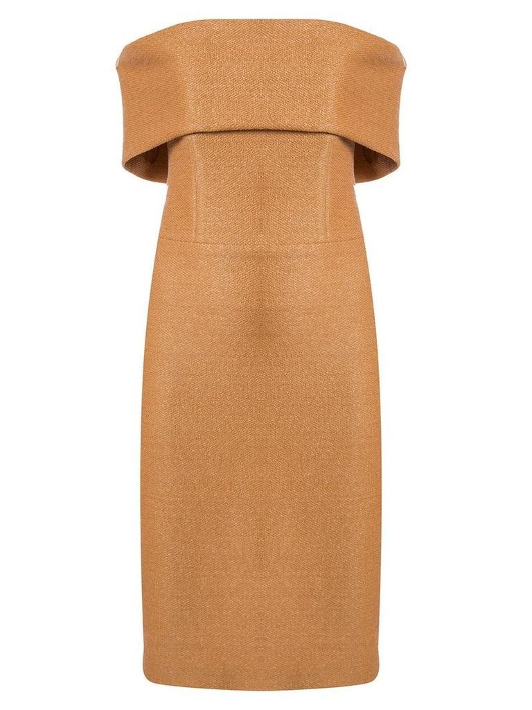 Manning Cartell bardot dress - Brown