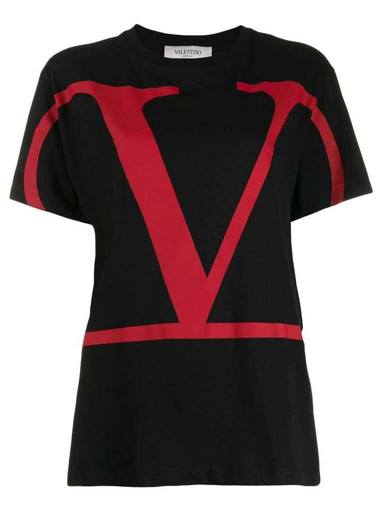 Valentino VLOGO printed T-shirt - Black