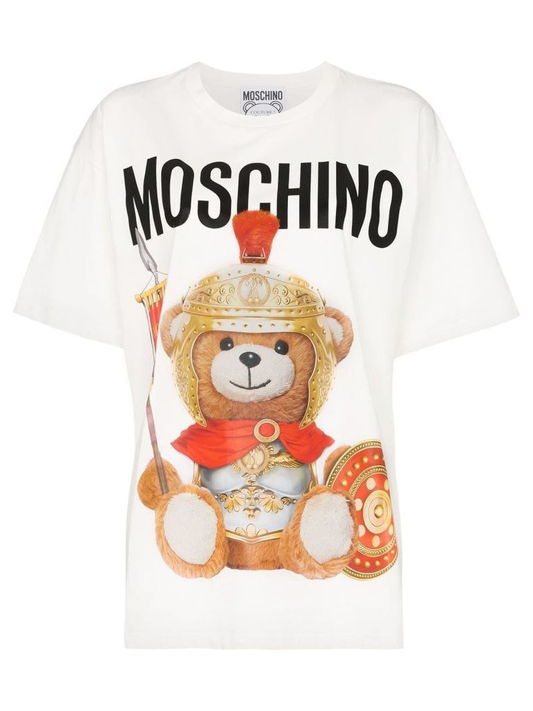 Moschino Centurion Teddy oversized T-shirt - White