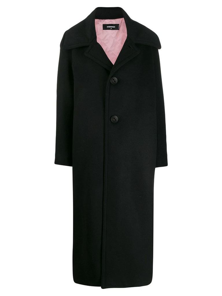 Dsquared2 classic single-breasted coat - Black