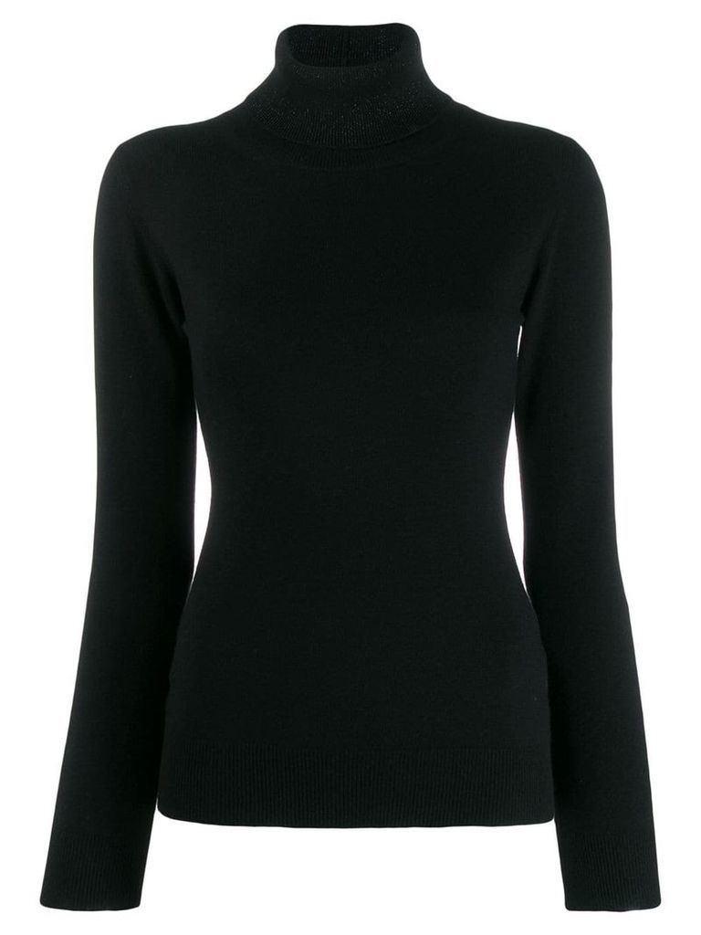 Fabiana Filippi turtle neck sweatshirt - Black